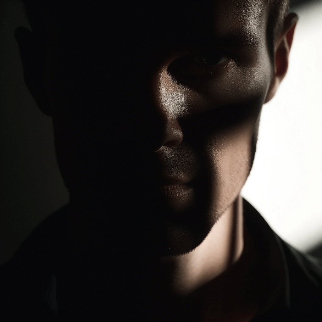 Portrait photo of anonymous man